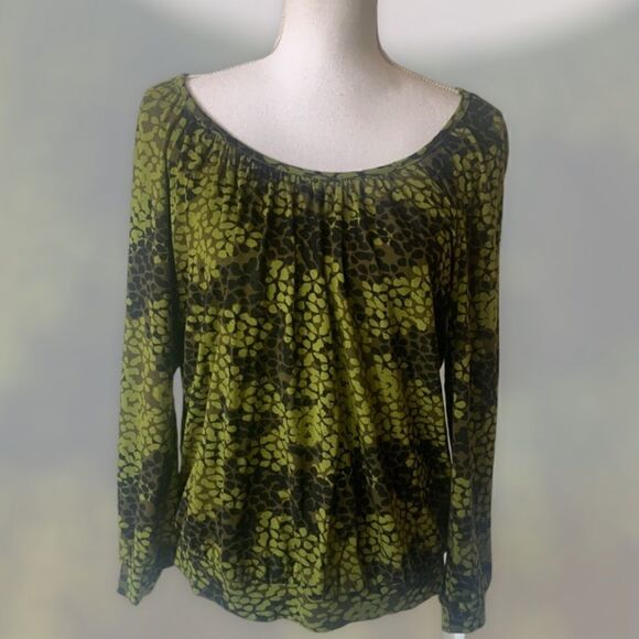 🎄Michael Kors Floral Long Sleeve Top - Picture 1 of 7